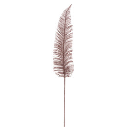 Haste sambambaia rosa com glitter 75cm