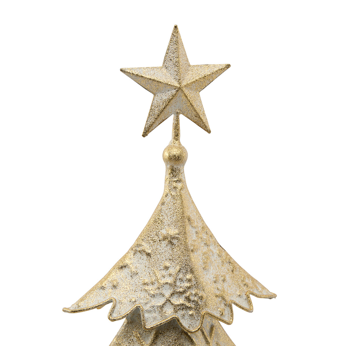 &Aacute;rvore de natal decorativa dourado 77cm