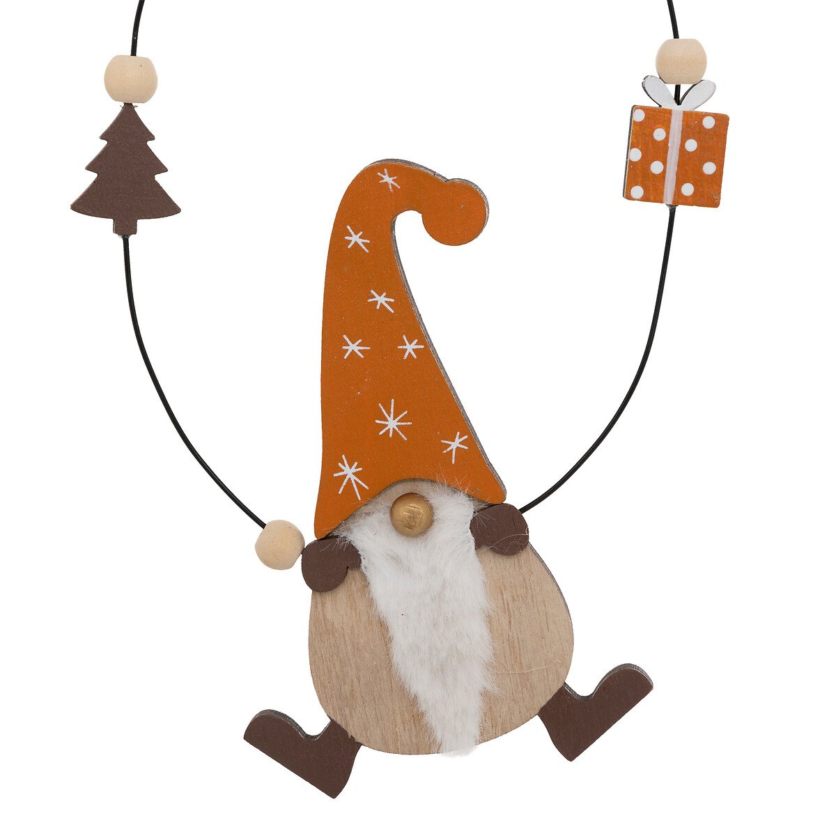 Coroa com gnomo 18cm,  Coroa com gnomo 18cm