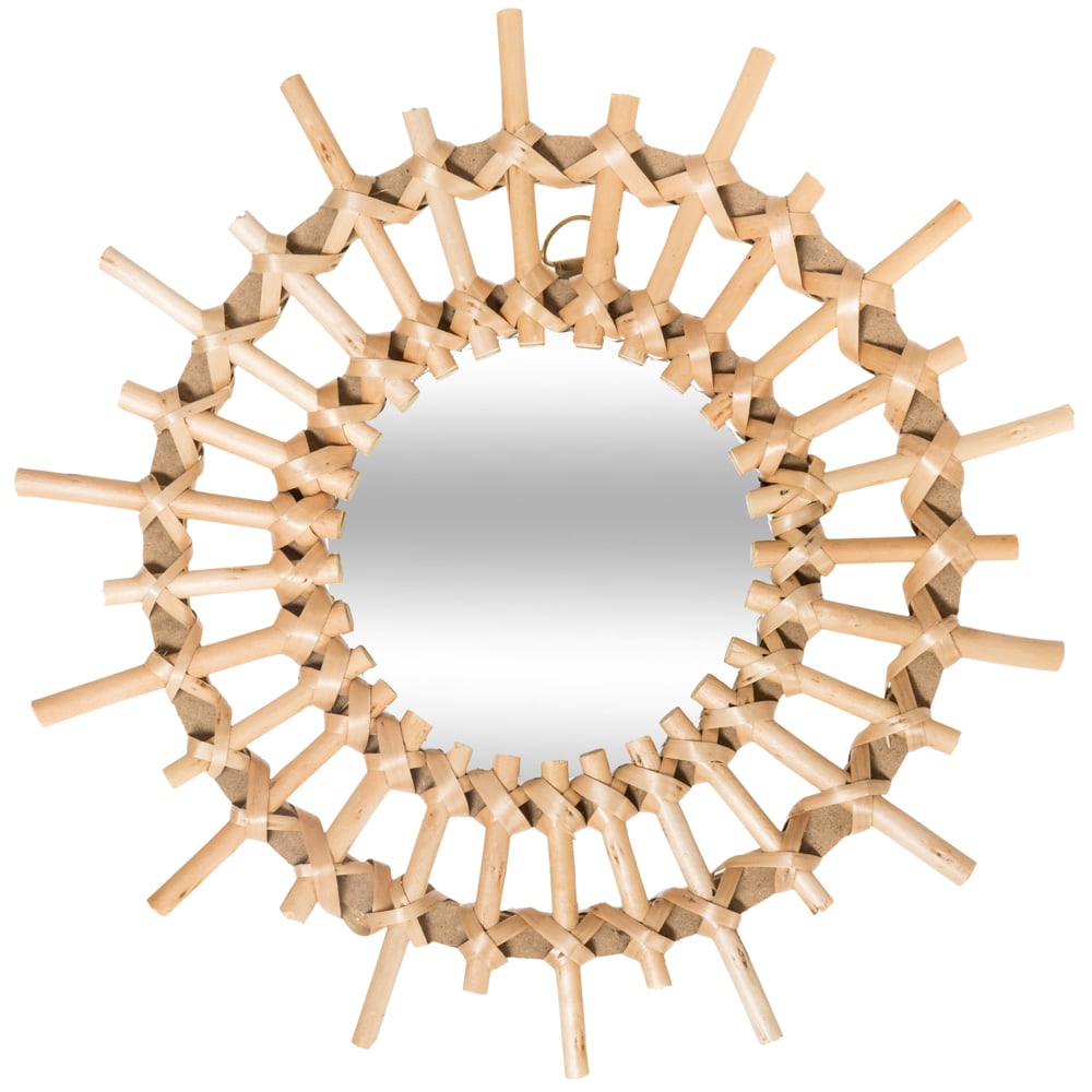 Conjunto 3 espelhos de parede sol 28cm