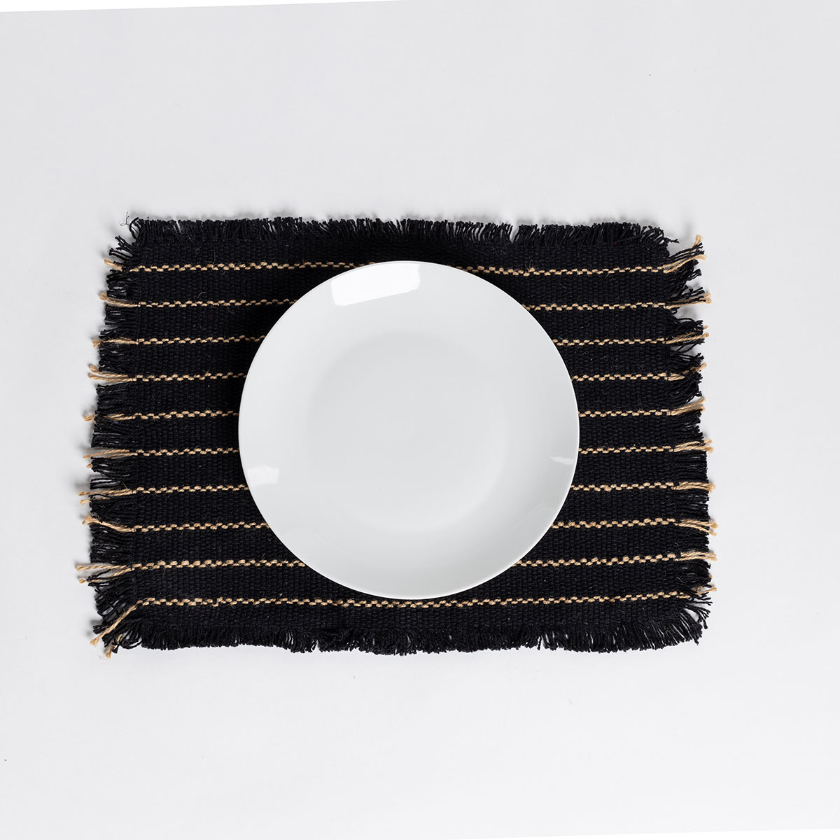 Individual de mesa preto 30x45cm