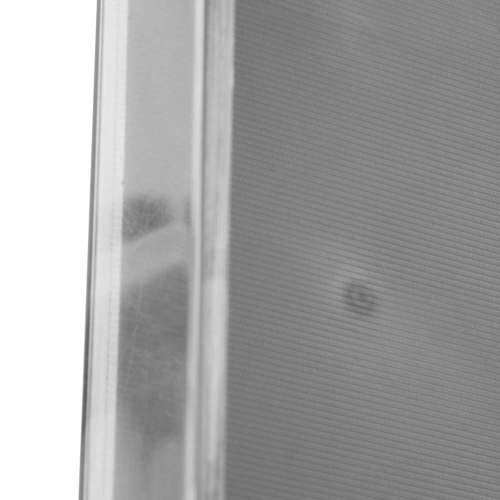 Caixa de arrumação com fundo cinza 9x23cm