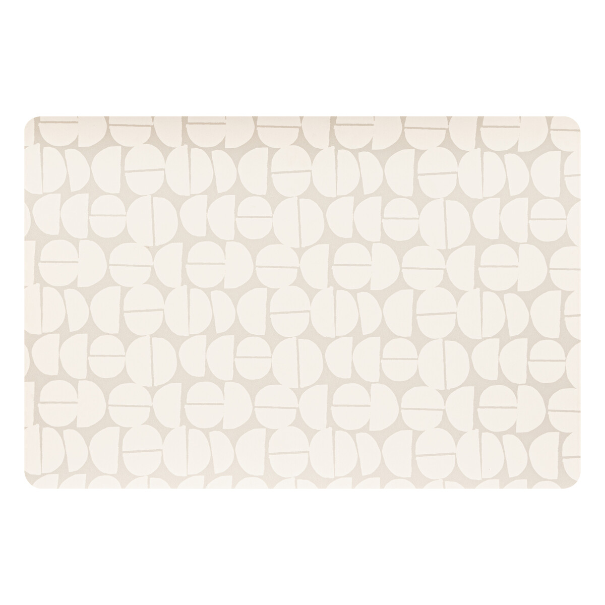 Individual de mesa FEV cinza claro 30x45cm