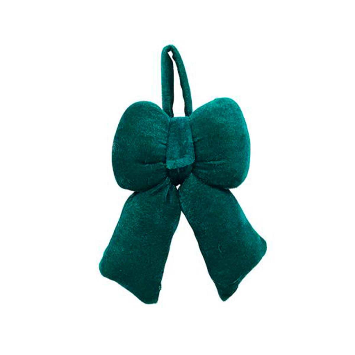 La&ccedil;o Verde Em Veludo 18cm