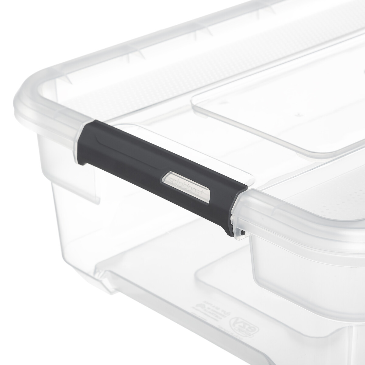 Caixa de arruma&ccedil;&atilde;o SOLUTION transparente 26,5l