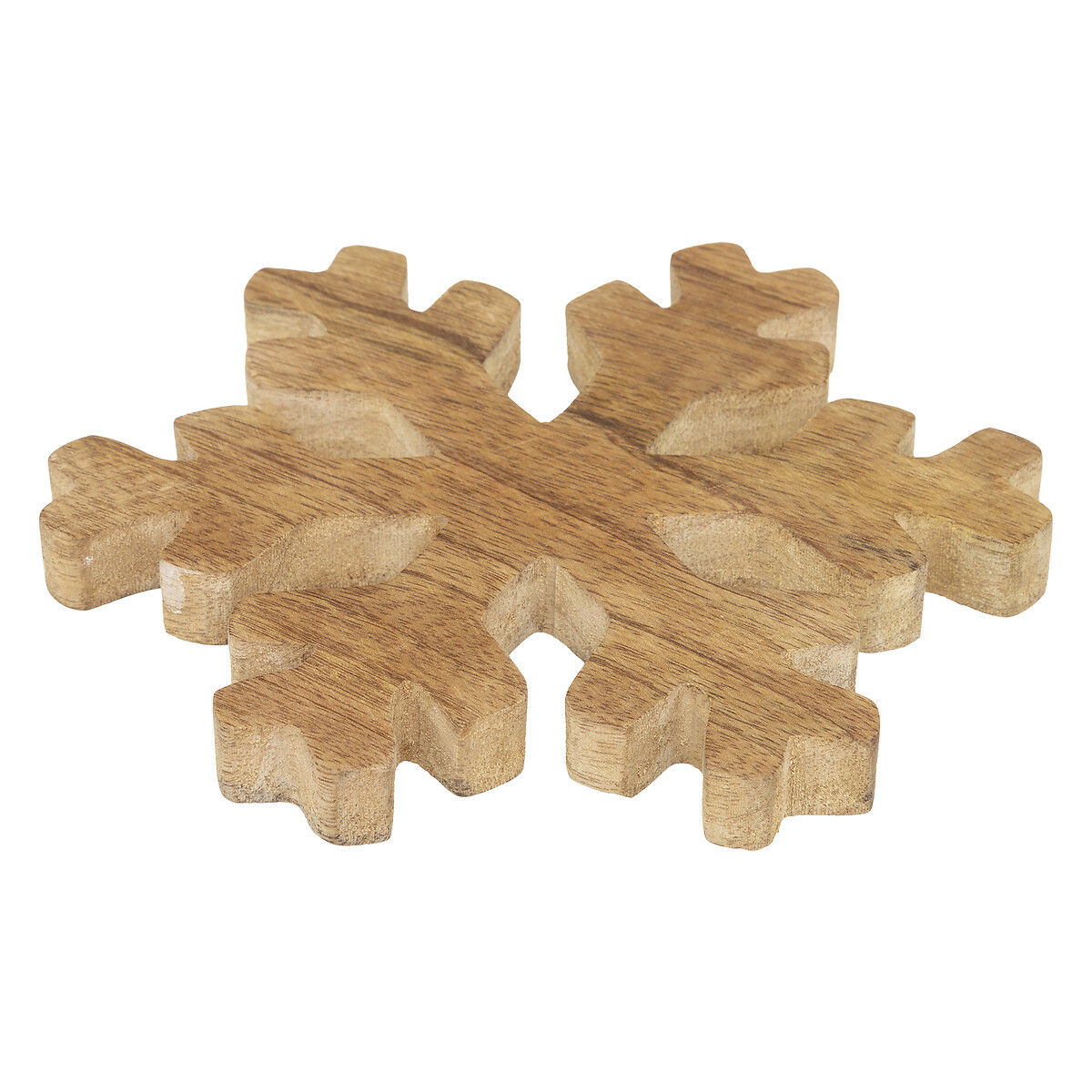 Base decorativa FLOCO de neve 19cm,  Base decorativa FLOCO de neve 19cm