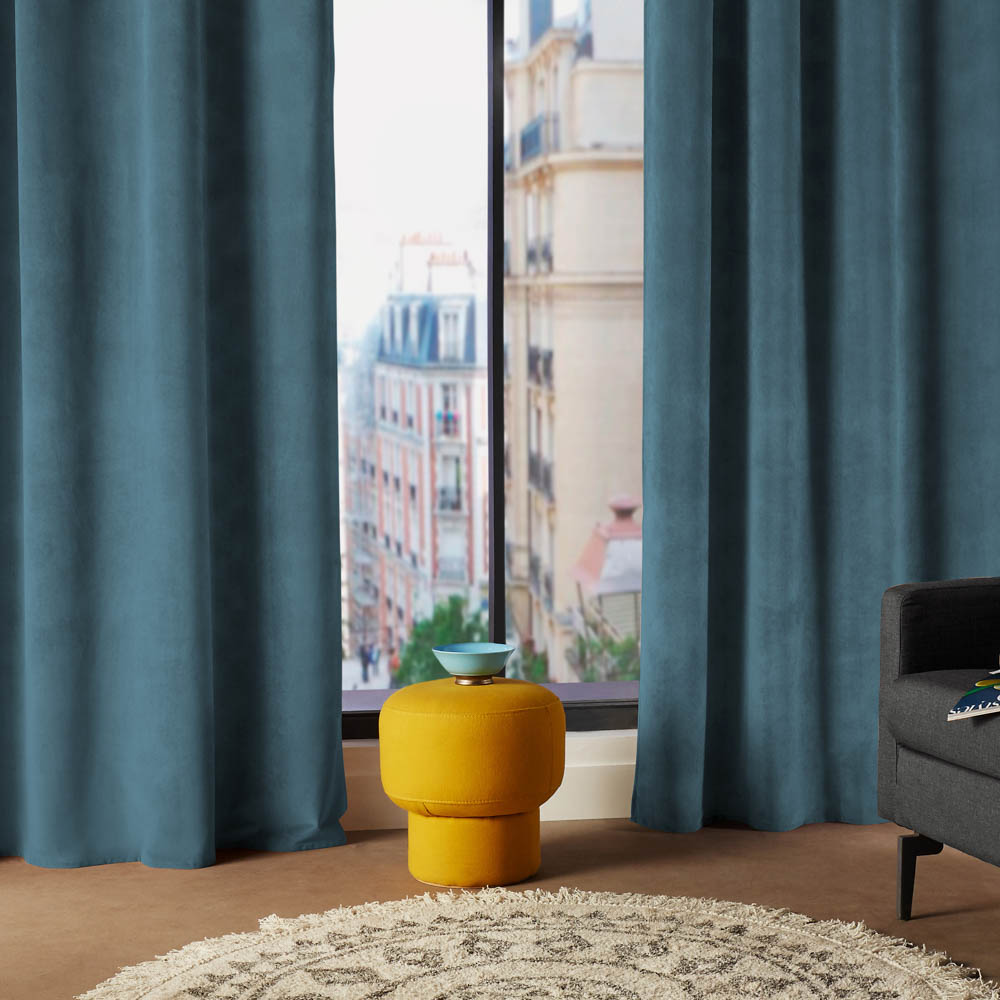 Cortina LILOU azul 140x260cm