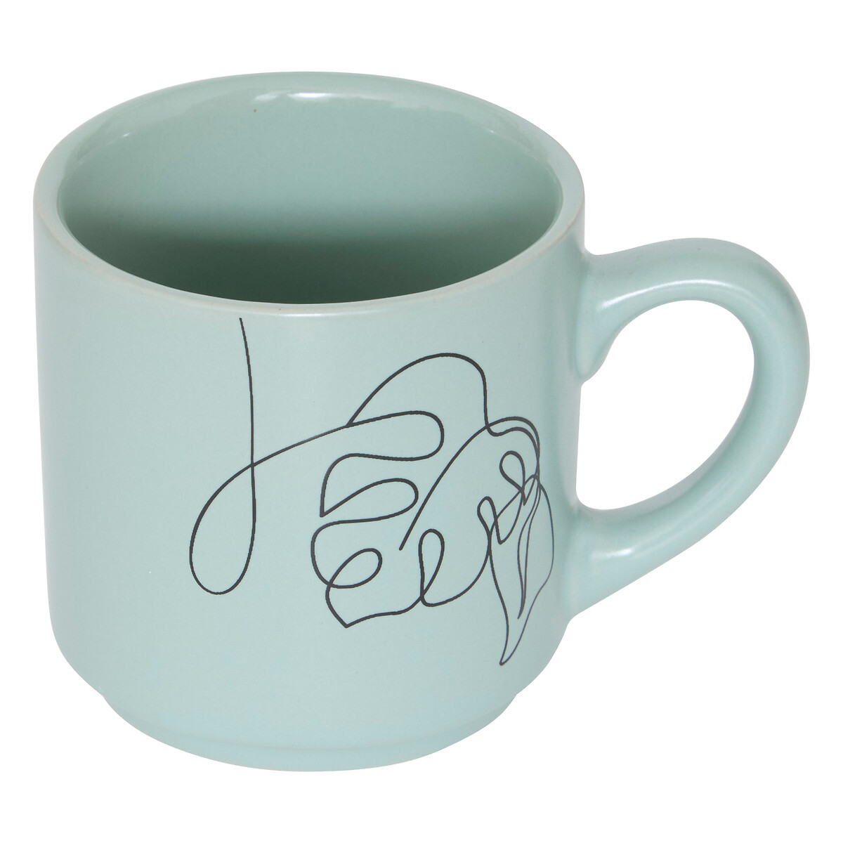 Conjunto de 4 canecas com suporte VISAGE 12cl