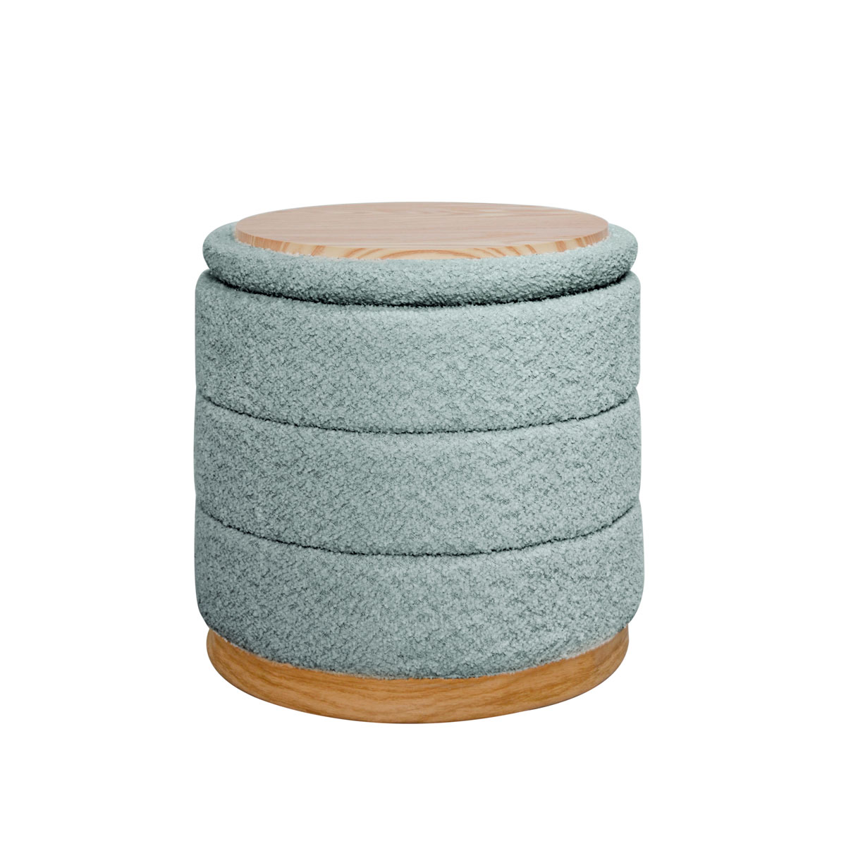 Pufe/mesa BATH verde 37x39cm