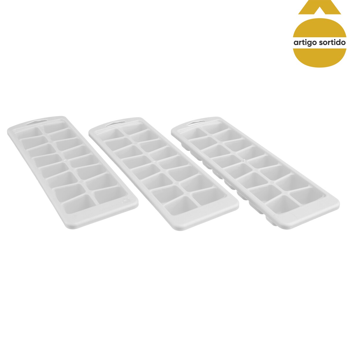 Conjunto de 3 cuvetes para gelo