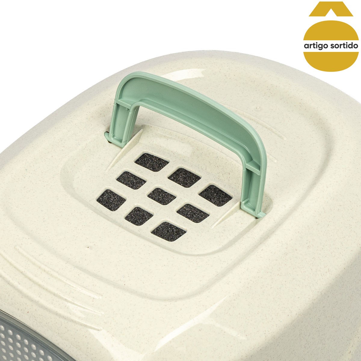 Wc para animal GALAXY DELUXE com porta, pega e filtro