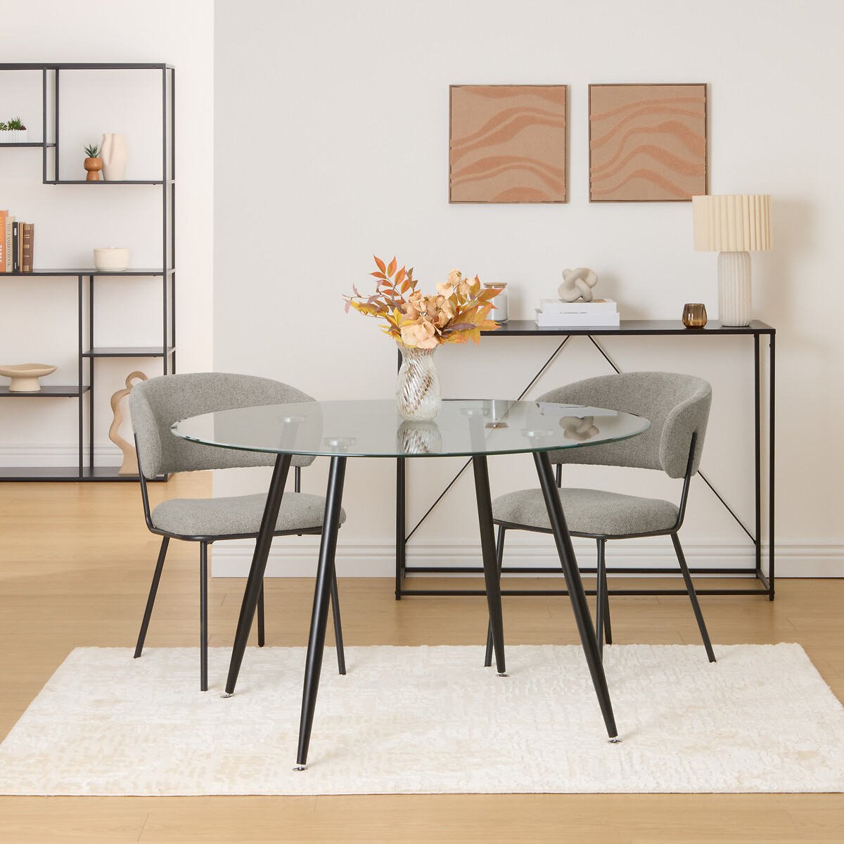 Candeeiro de mesa bege KENAN 43cm