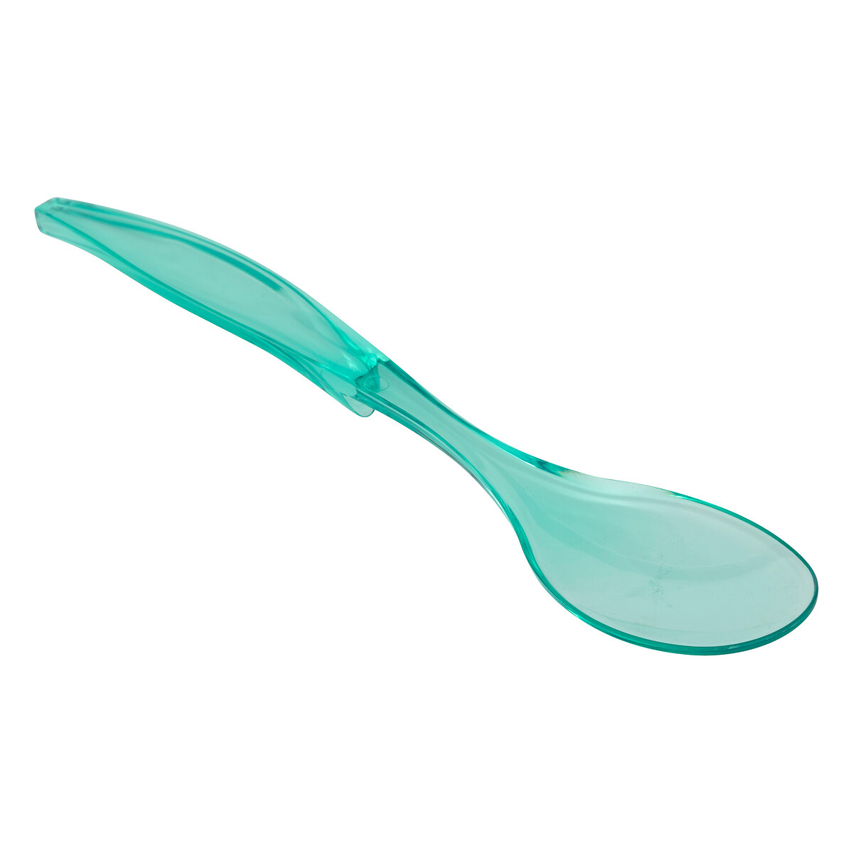 Conjunto de 2 talheres para salada SQUARE azul claro