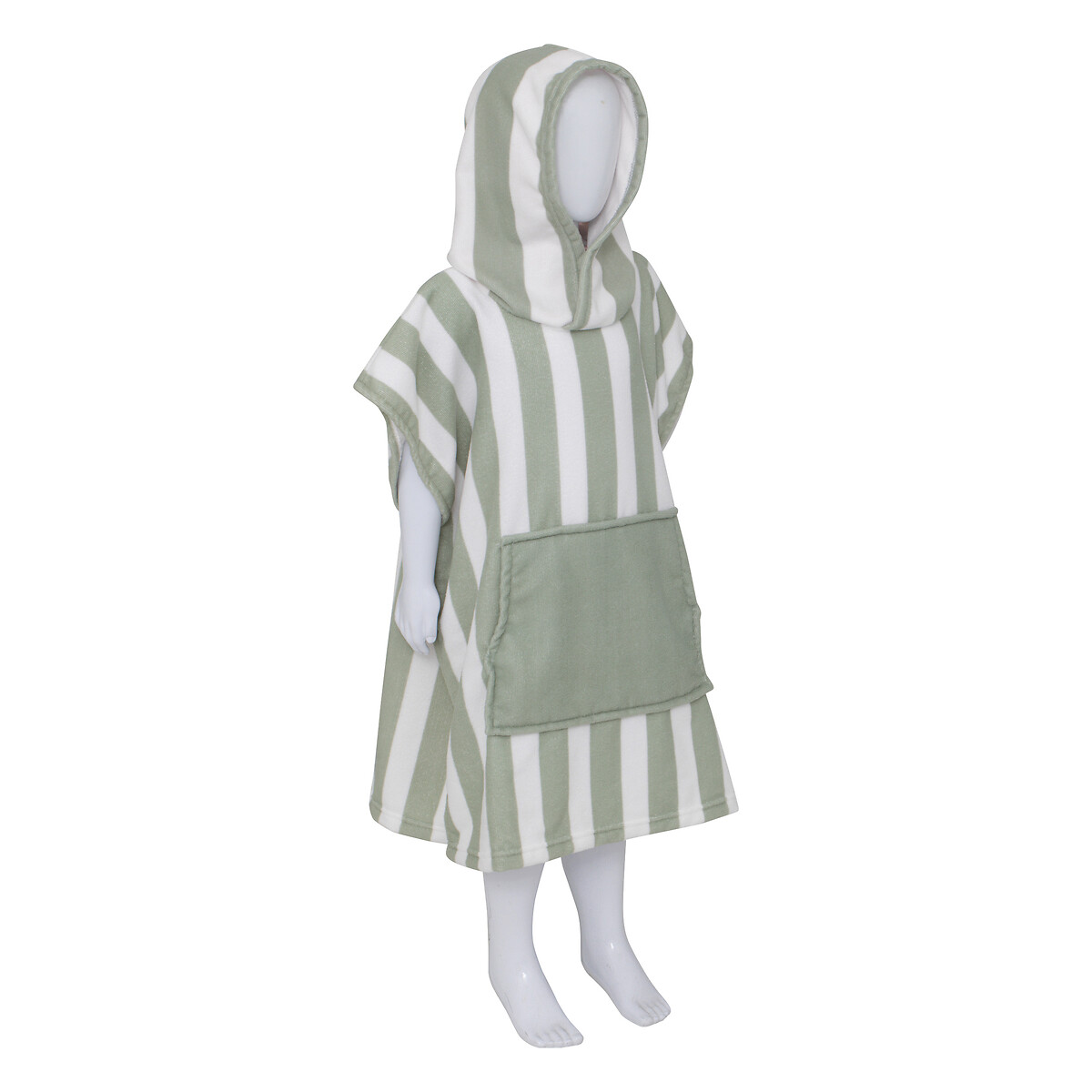 Poncho COOL KIDS verde 55x70cm