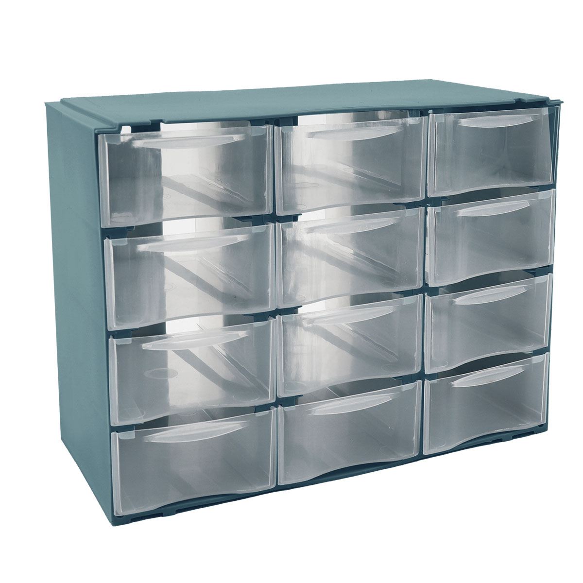 Mini prateleira com 12 gavetas STONEBLUE