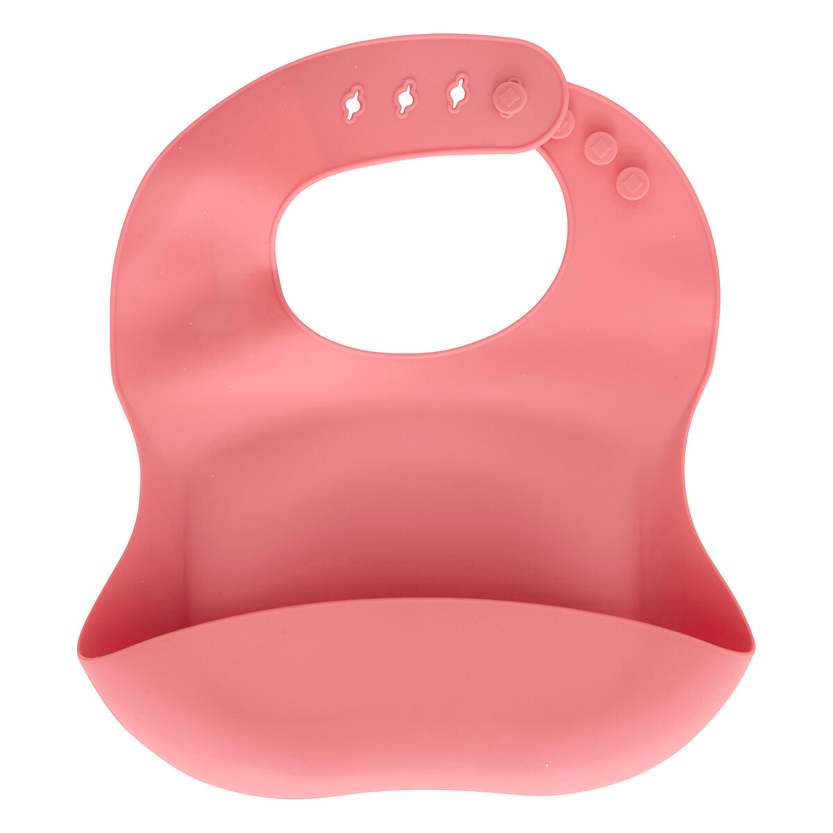 Conjunto babete e colher YUM rosa