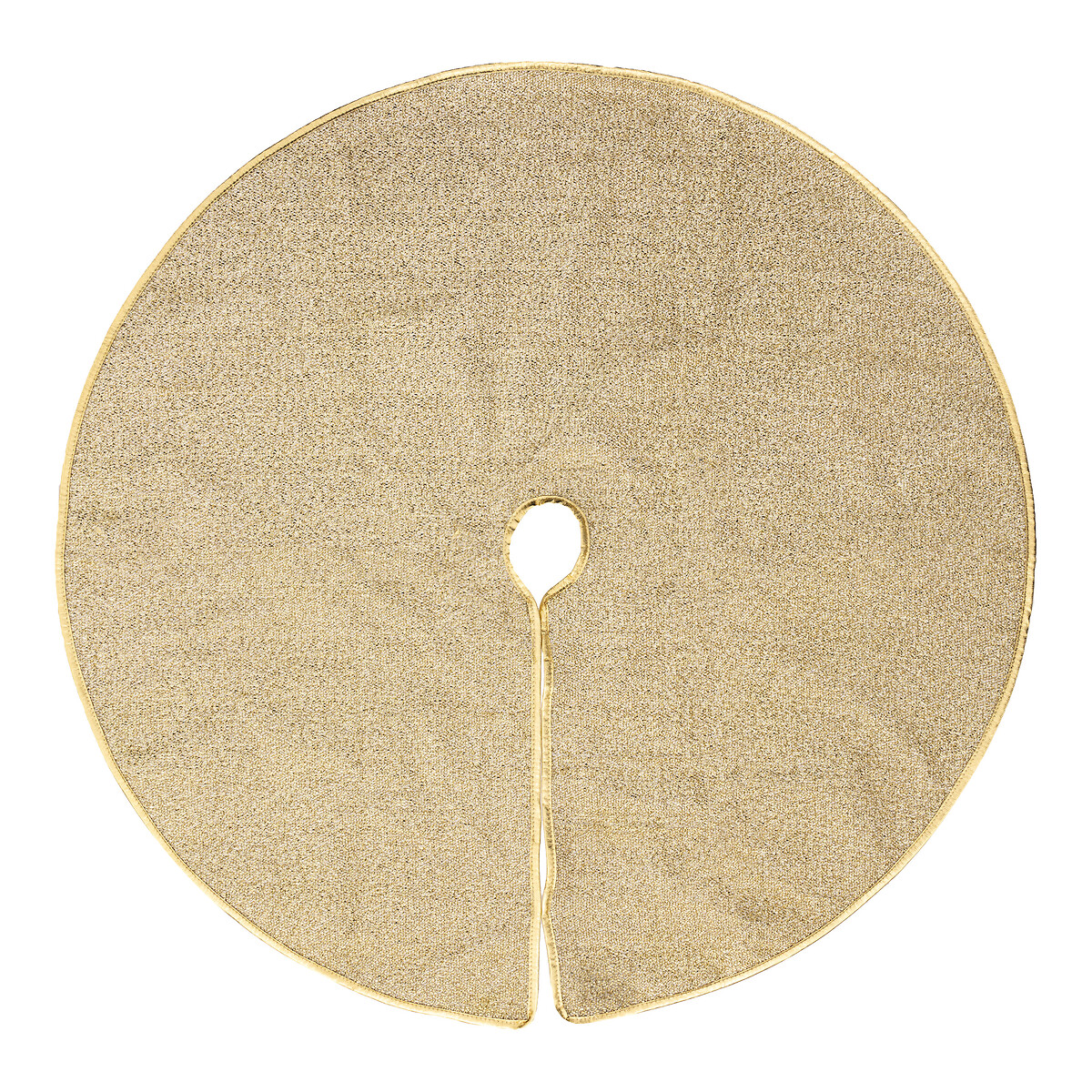 Tapete dourado para árvore 90cm