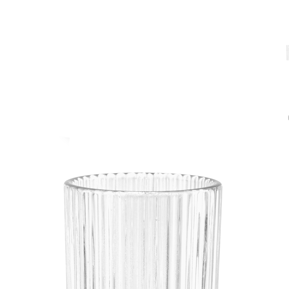 Copo de champanhe riscas transparente 16cl