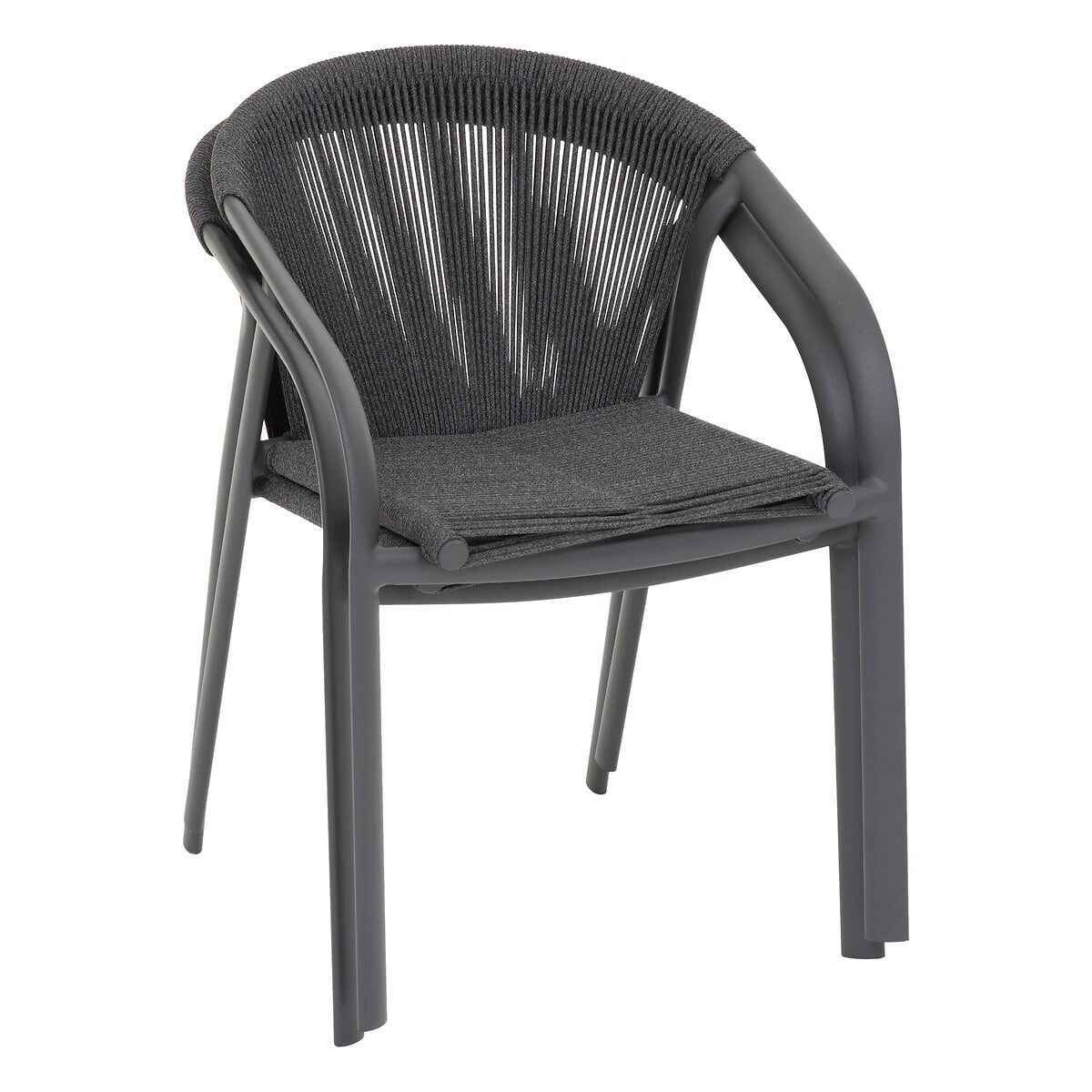 Cadeira RIU cinza antracite e graphite