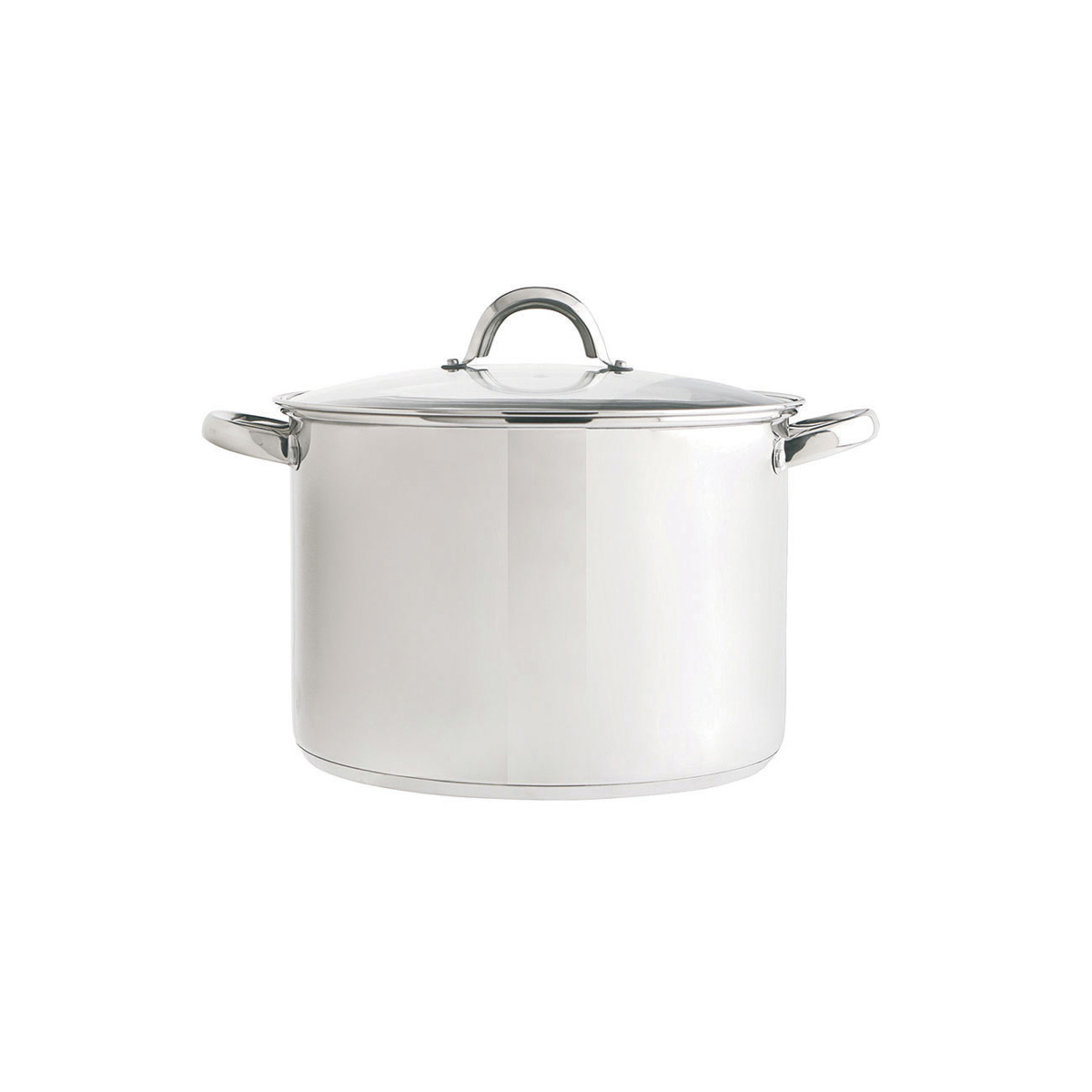 Panela em inox com tampa de vidro 26cm