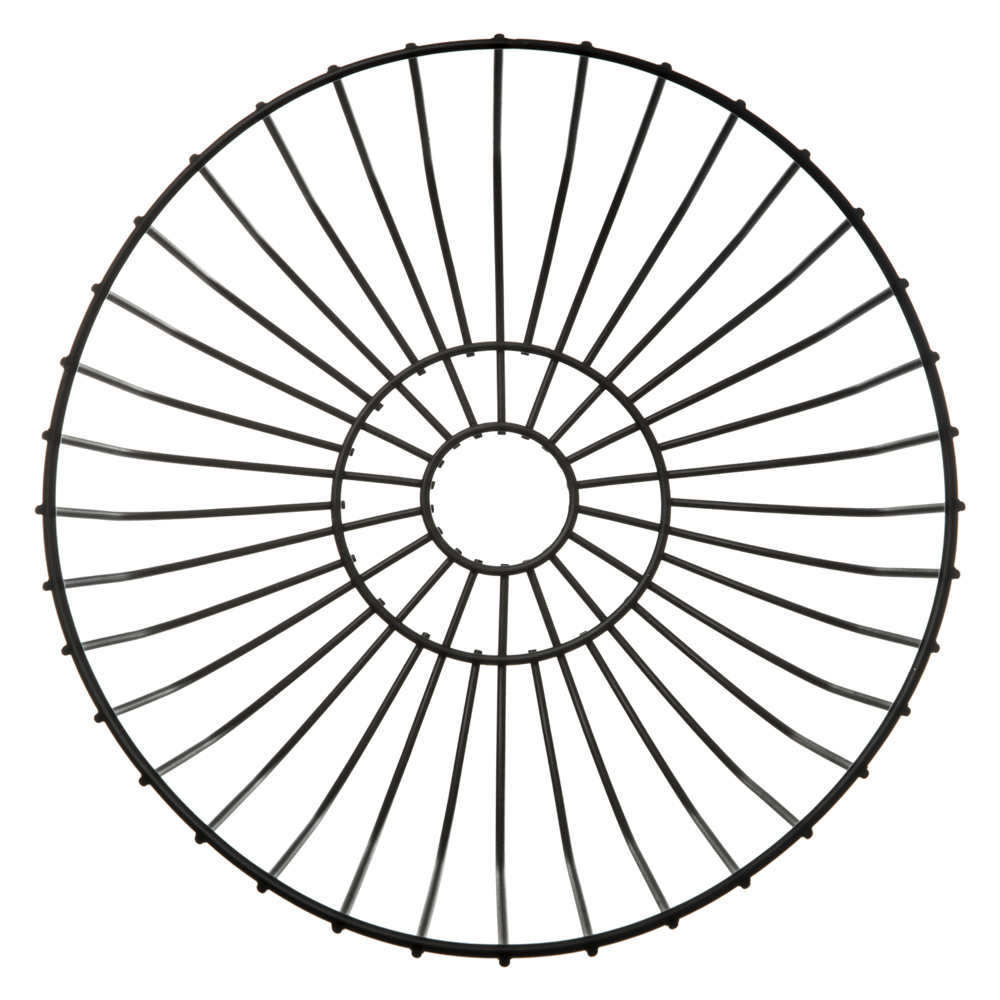 Fruteira com 2 níveis preta