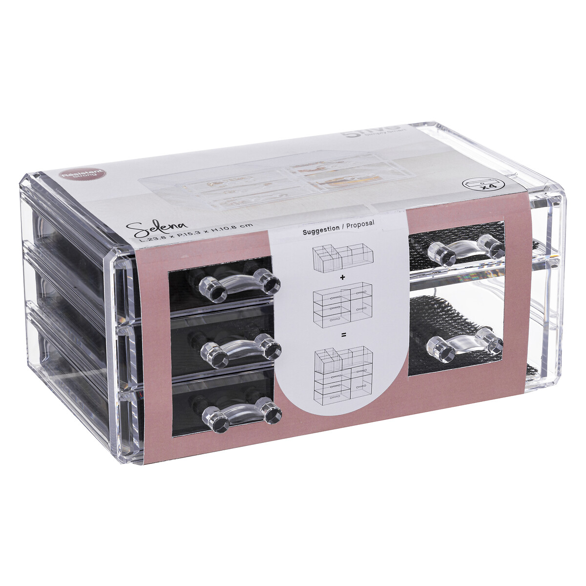 Caixa para bijuteria em acr&iacute;lico