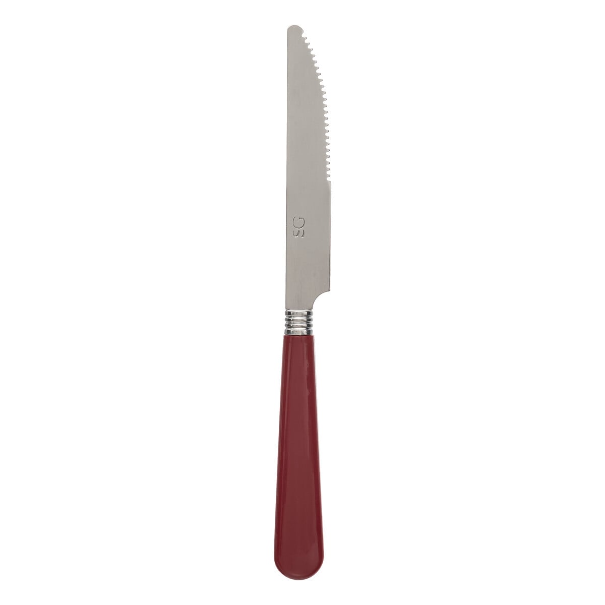 Faqueiro de 24 pe&ccedil;as COLORAMA vermelho