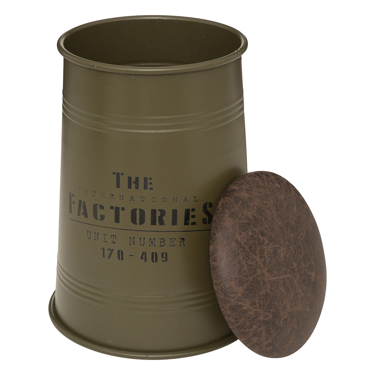 Pufe JOAO verdei em metal 47cm