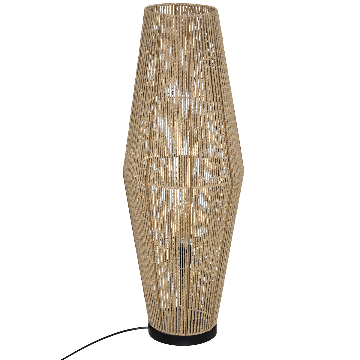 Candeeiro de p&eacute; AISSA bege 83cm