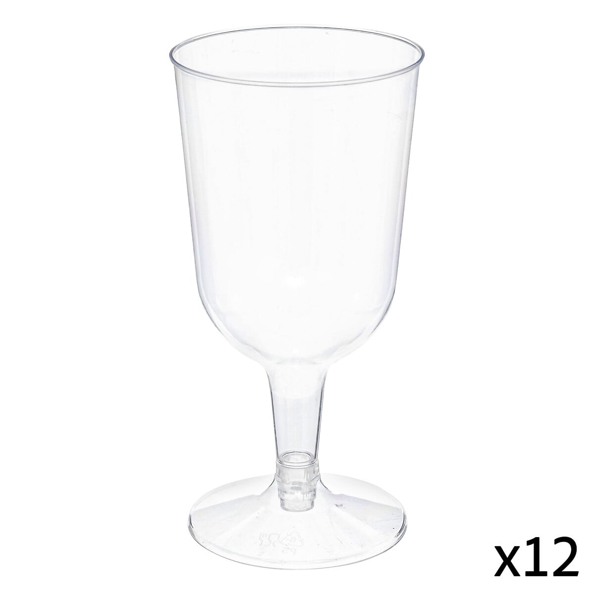 Conjunto de 12 copos reutiliz&aacute;veis 15cl