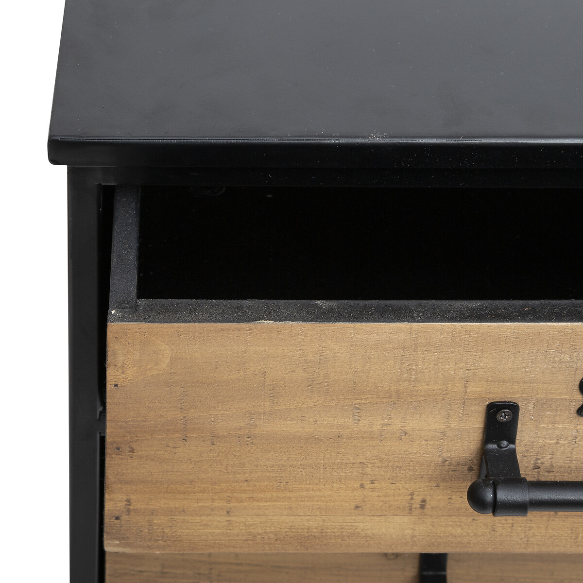 Móvel baris com 5 gavetas em metal e mdf