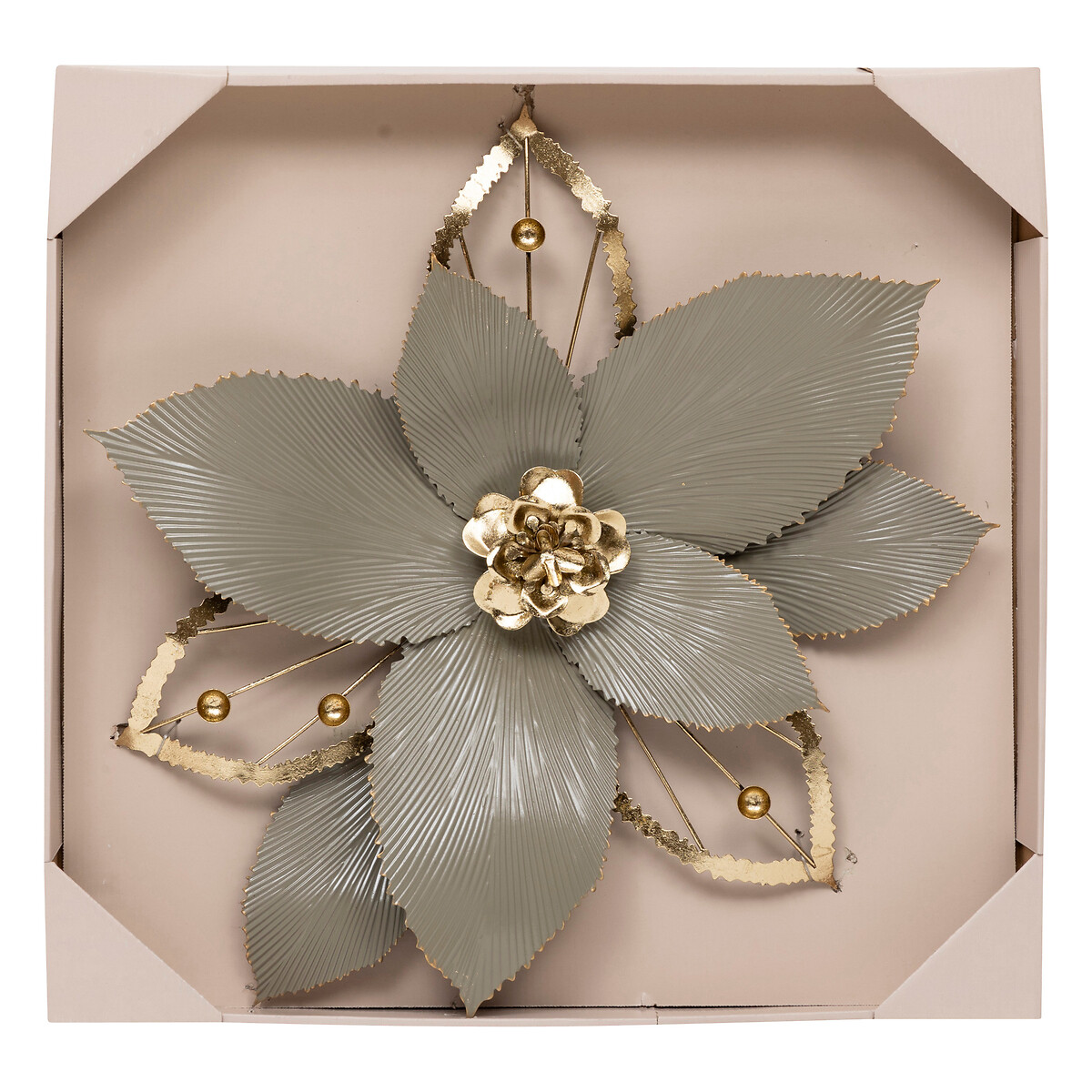 Decoração mural em forma de flor MARJORIE 56X54cm