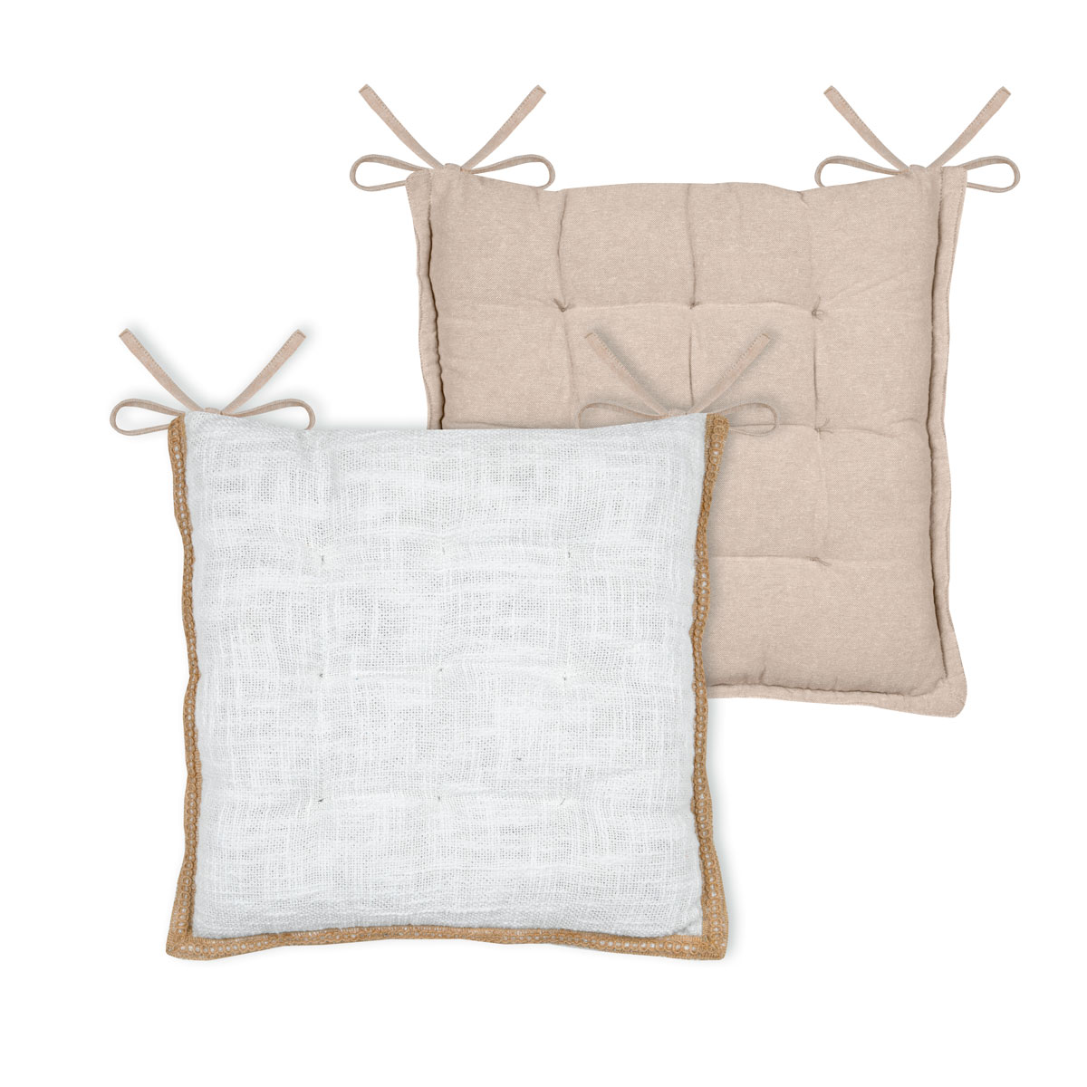 Coxim para cadeira JOSEPHA branco 38x38cm