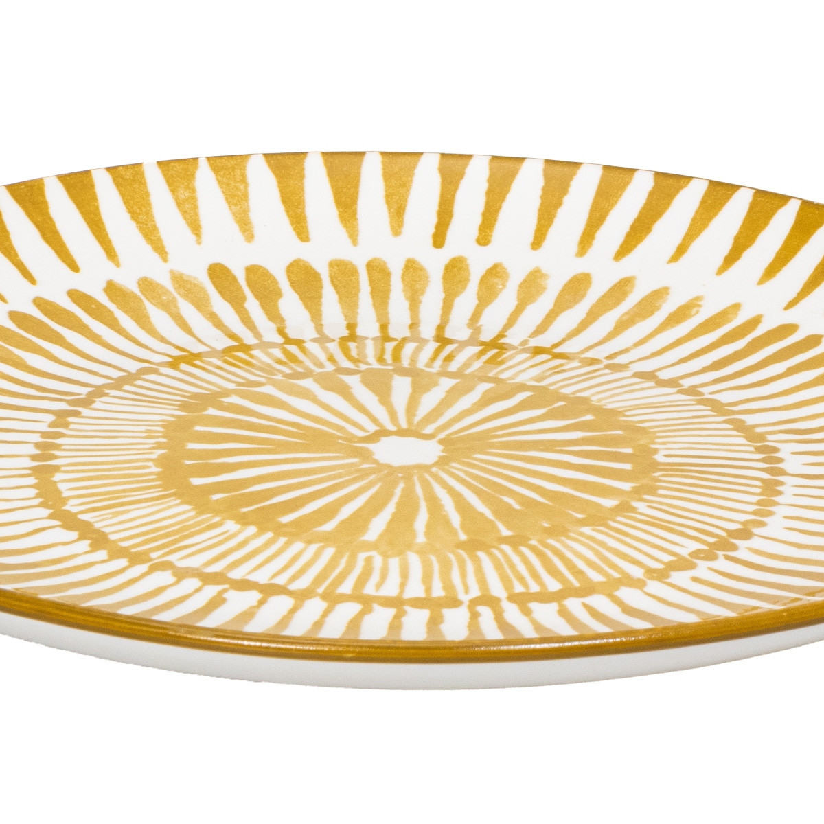 Prato raso ALIVE amarelo 26,5cm