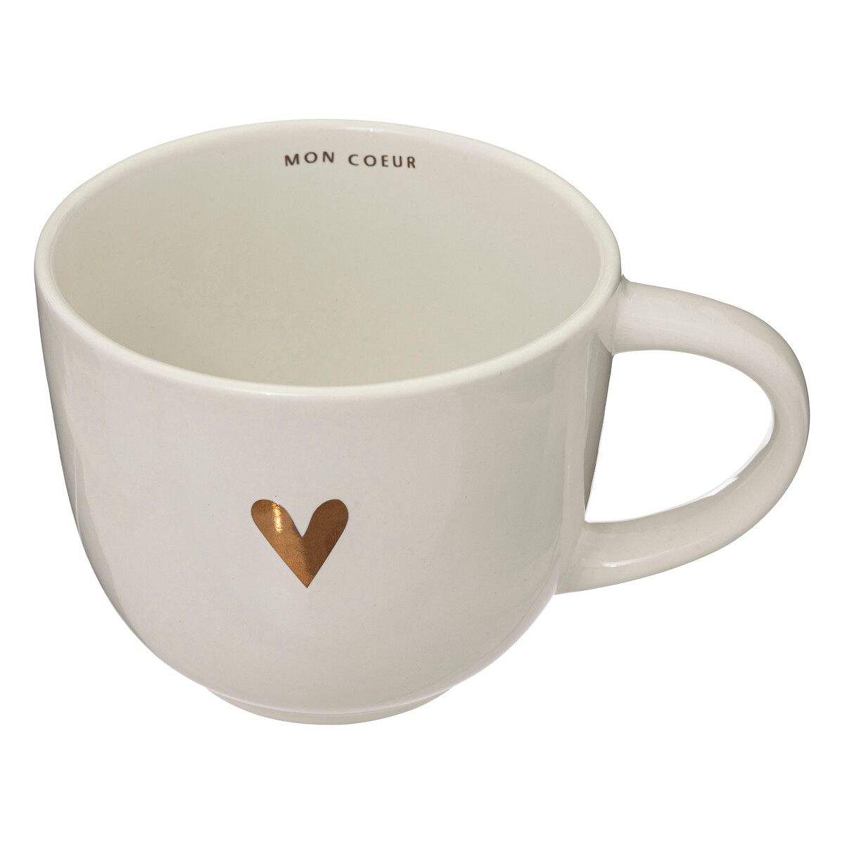 Caneca almo&ccedil;adeira THE FLORAL branca 48cl