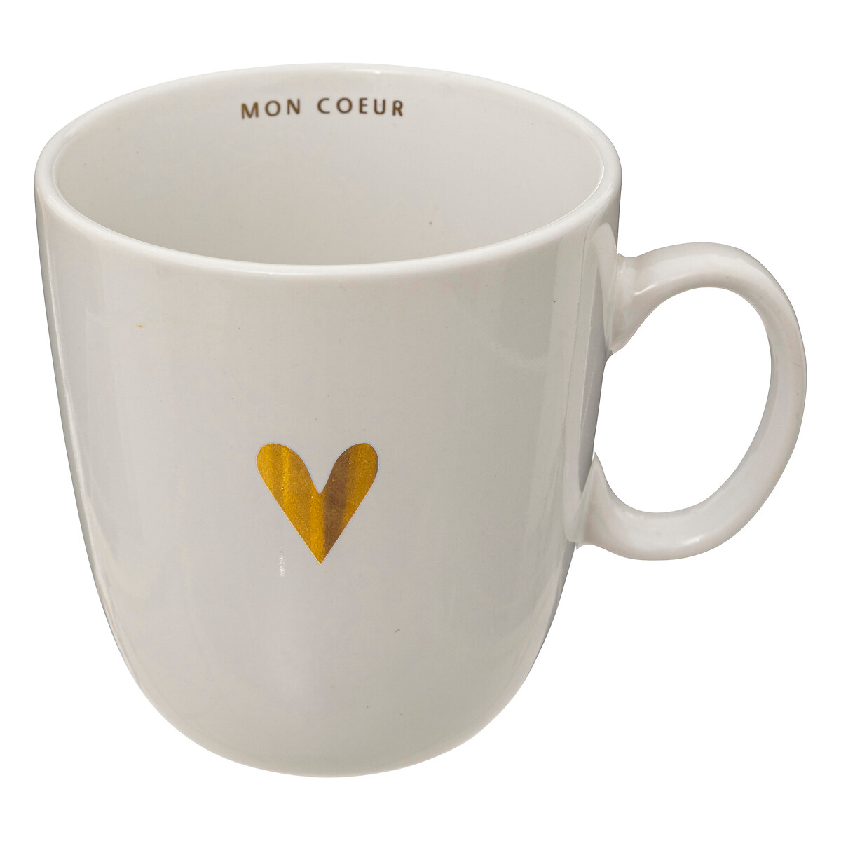 Caneca THE FLORAL branca 30cl