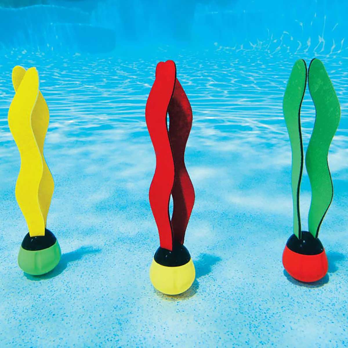 Conjunto 3 algas onduladas para piscina