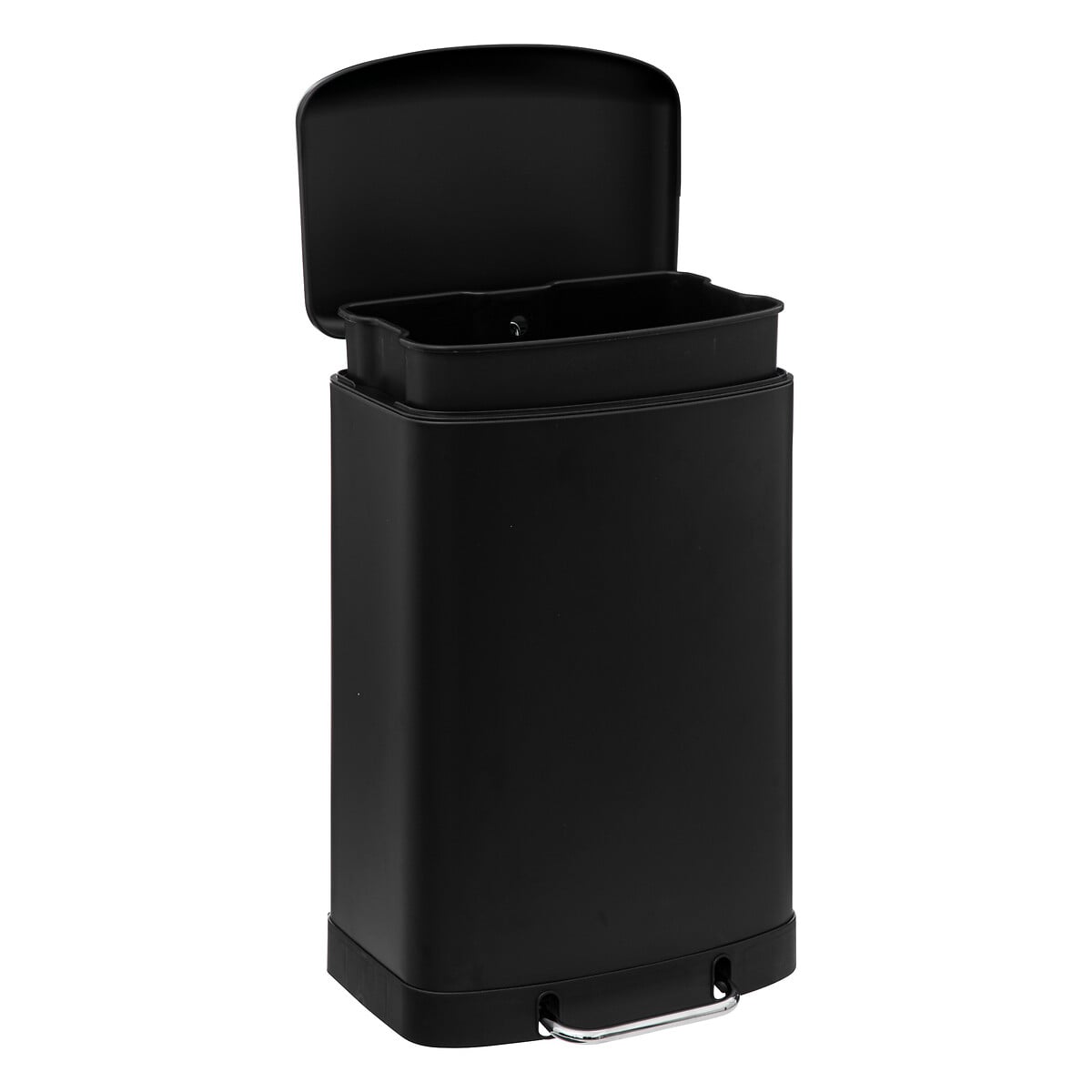 Balde Do Lixo Ariane Preto 50L