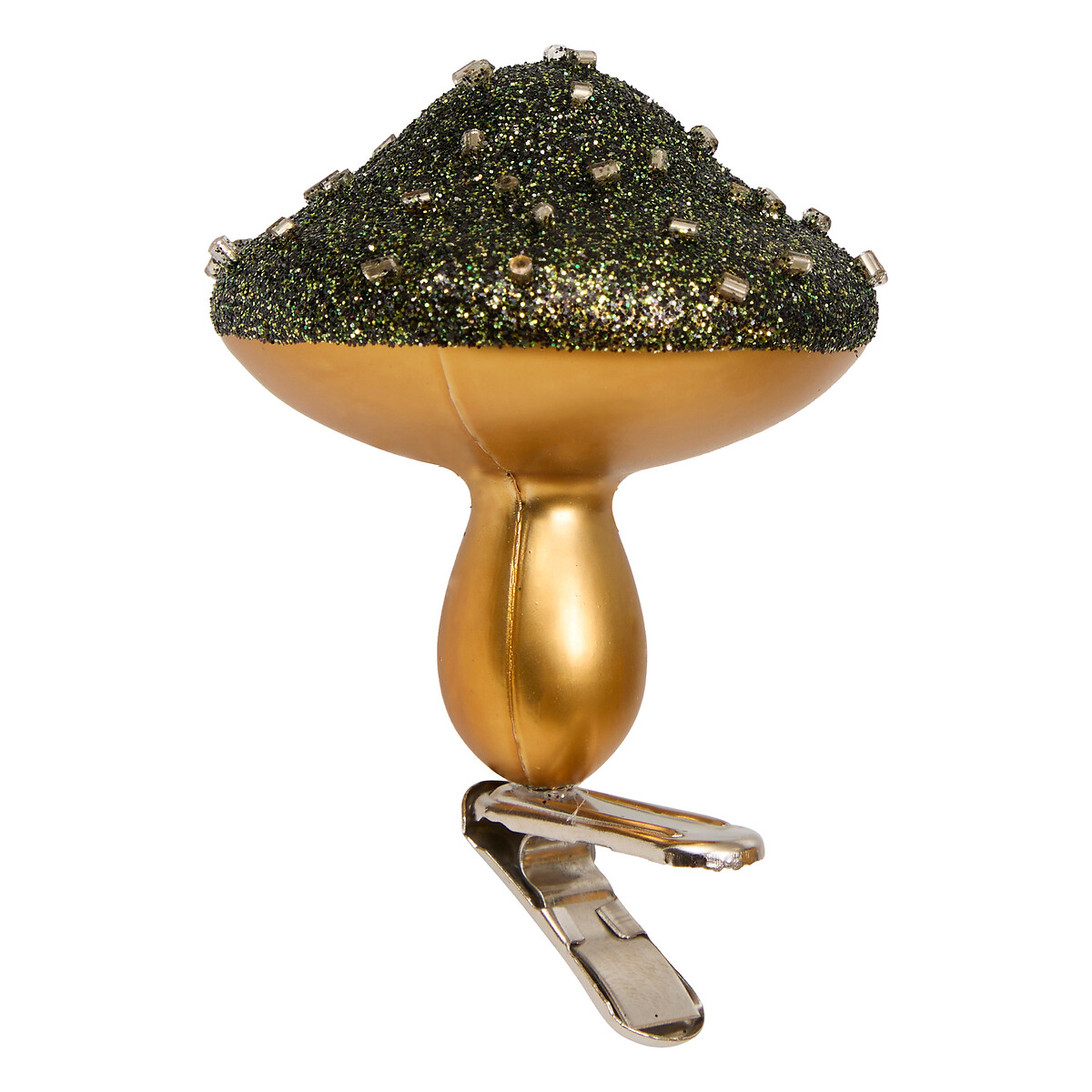 Conjunto de 3 pendurantes cogumelo verde