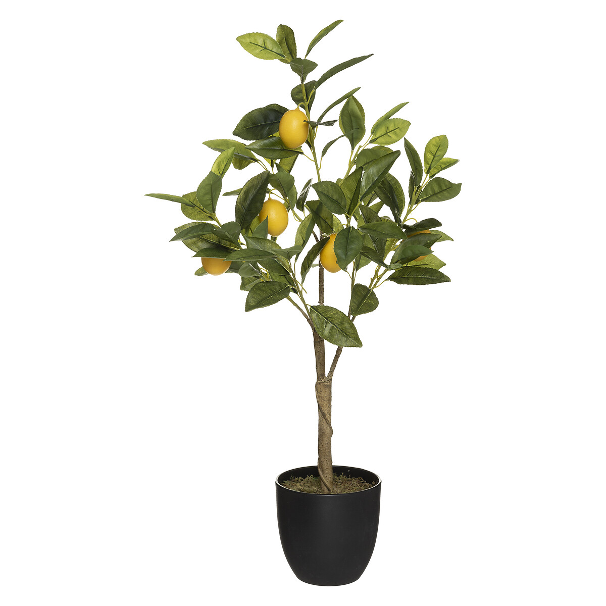 Planta limoeiro artificial com vaso 73cm