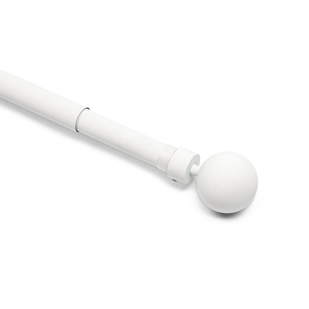 Kit varão extensível branco 210-380cm,  Kit varão extensível branco 210-380cm