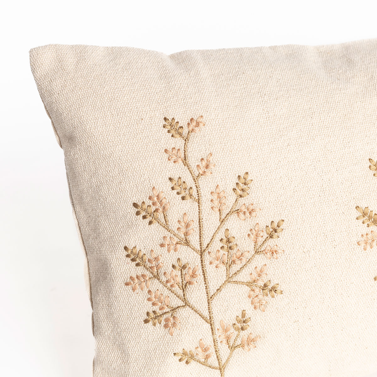 Almofada bordada BELLE com flores 30x50cm