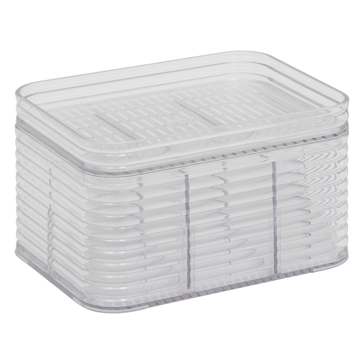 Caixa de arrruma&ccedil;&atilde;o com 6 compartimentos