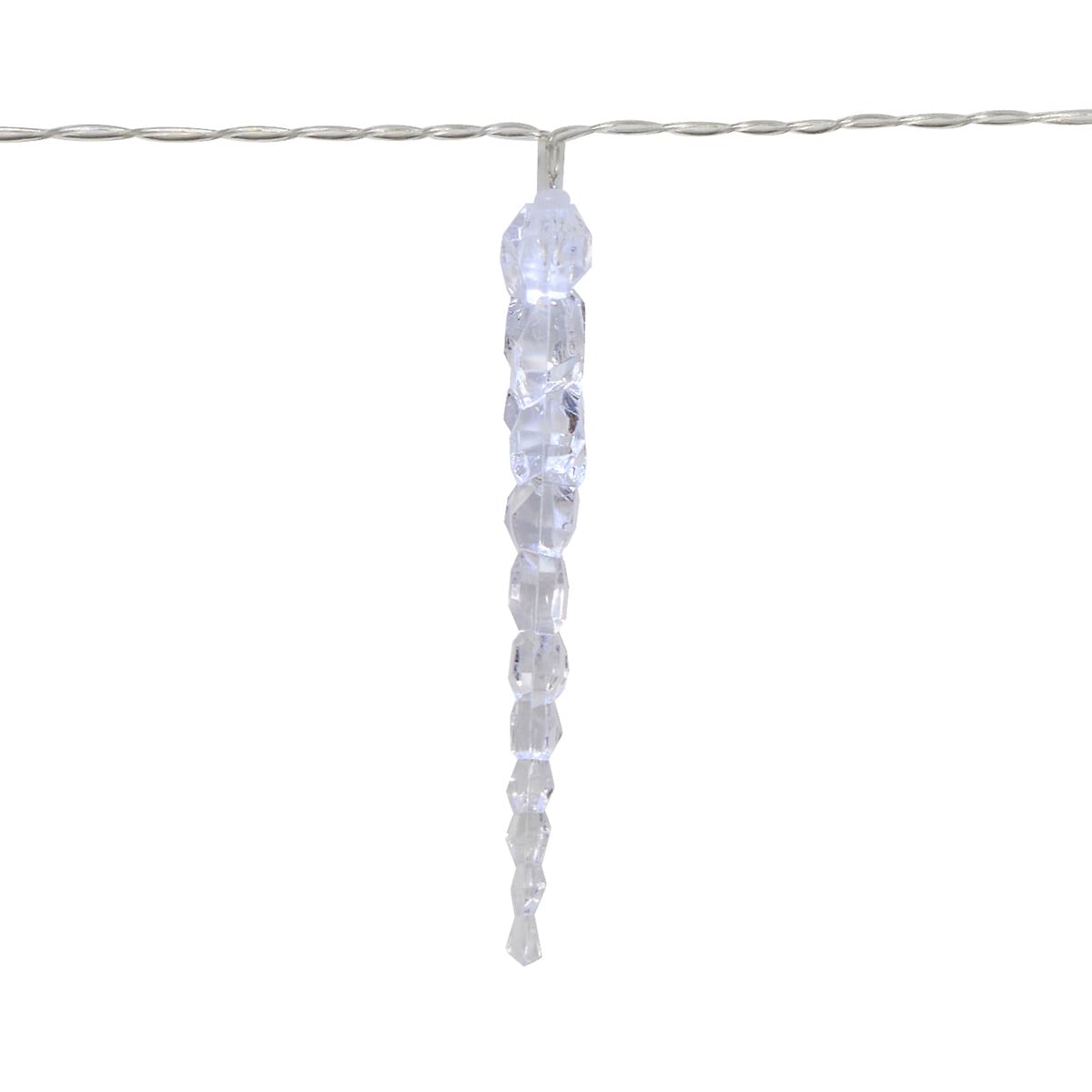 Grinalda luminosa efeito queda de neve com LED 165cm