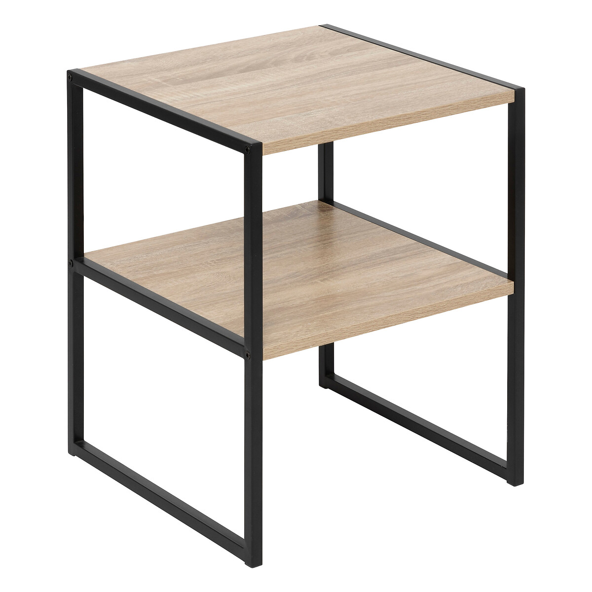 Mesa de cabeceira em mdf e metal ALIAJ