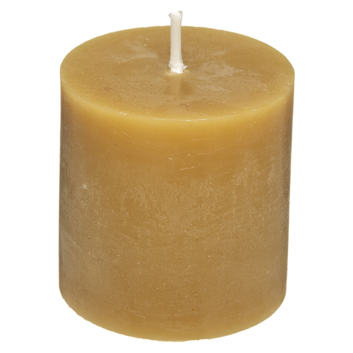 Conjunto 4 velas rústicas amarelas,  Conjunto 4 velas rústicas amarelas