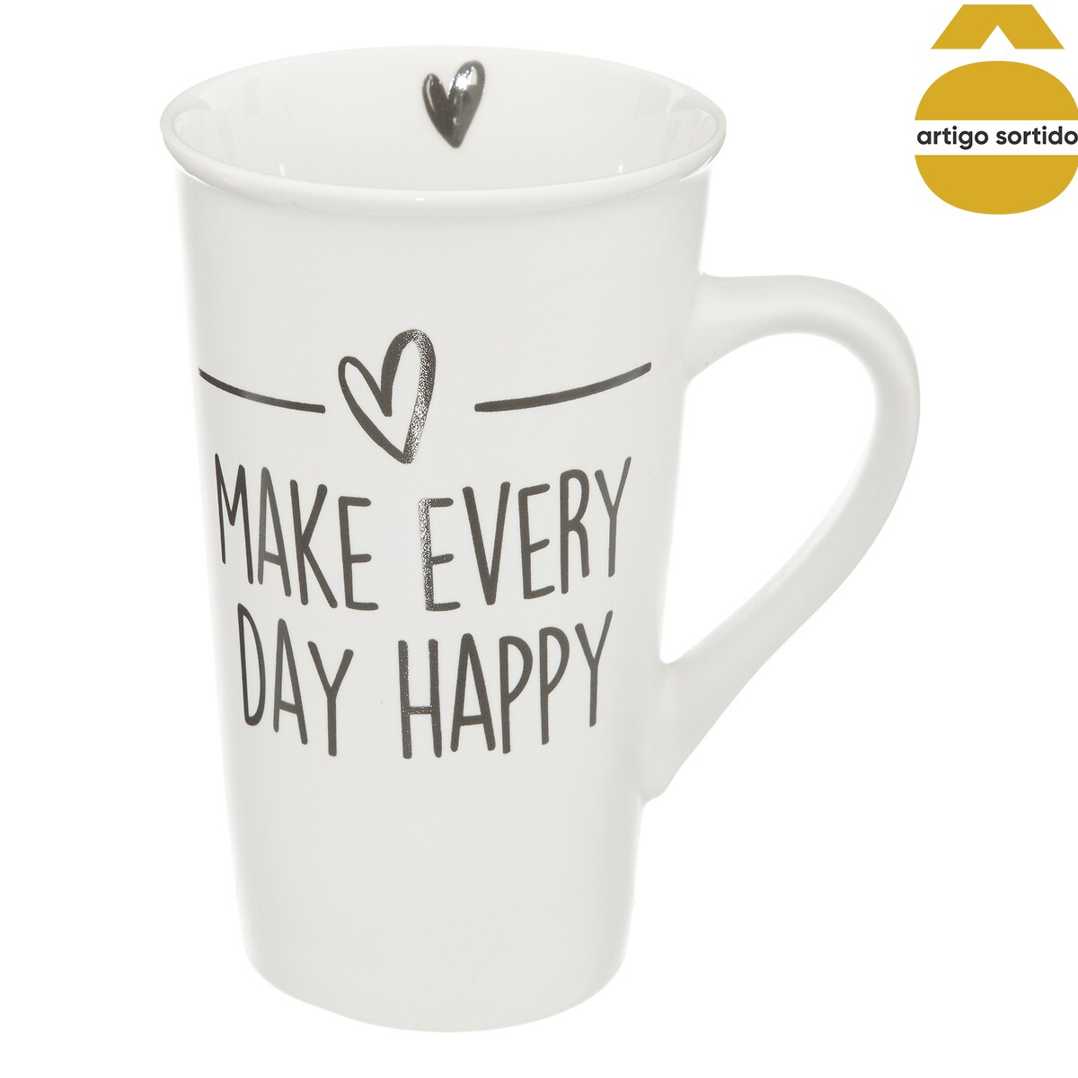 Caneca HAPPY em cerâmica 50cl