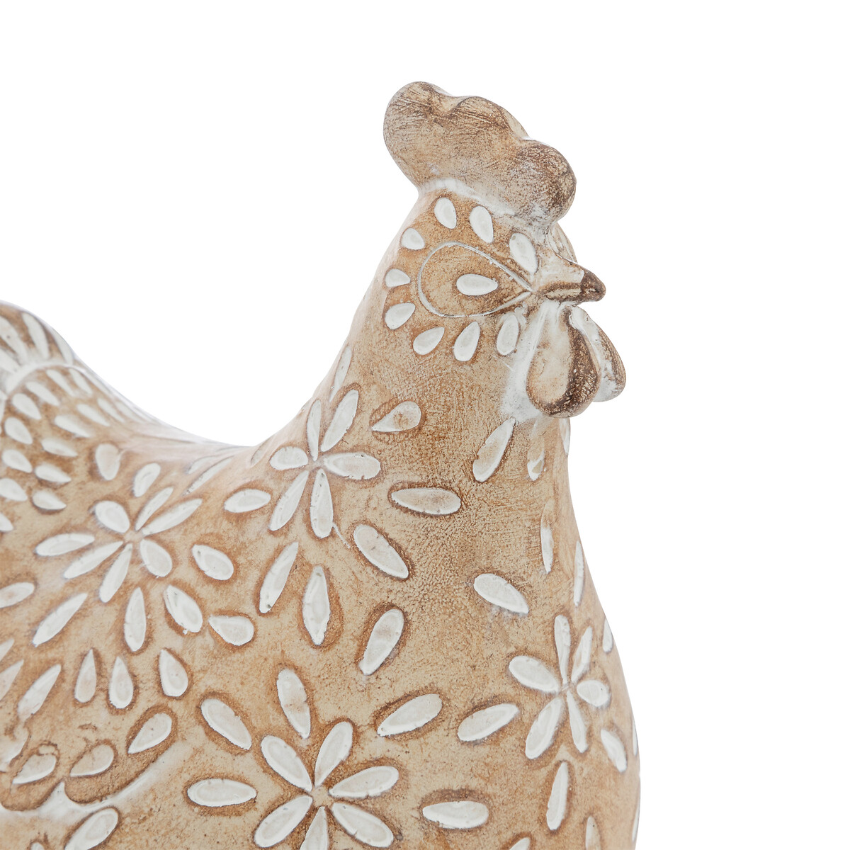 Galinha decorativa LINDO bege 20cm