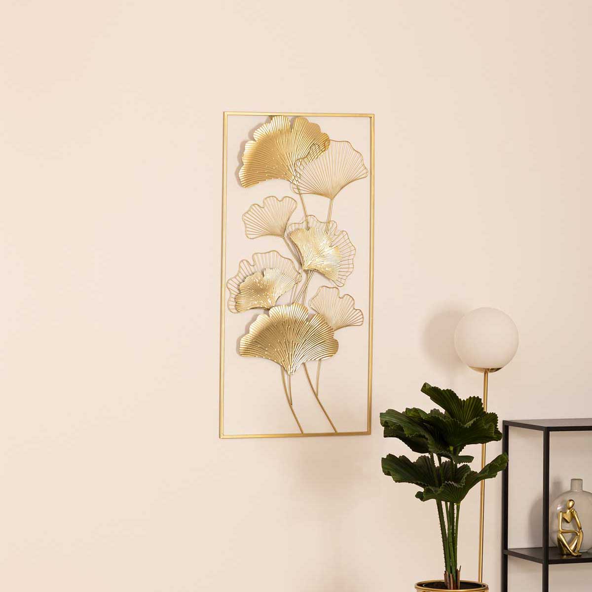 Quadro decorativo ginkgo 100x50cm