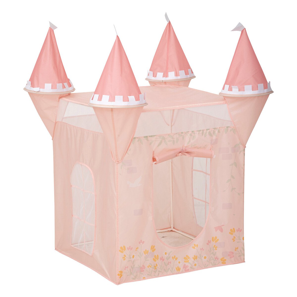 Tenda pop-up castelo rosa